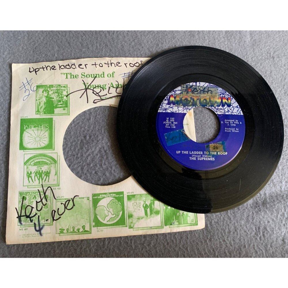 The Supremes - Up the Ladder to the Roof & Bill When Are You Coming Back 45 reco